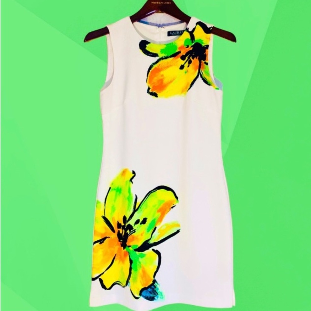 🆕 Ralph Lauren Sleeveless Dress ~ Womens Size 2P - Picture 16 of 16